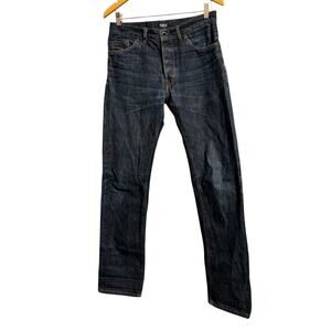 Noble Jeans Men's 32 Blue Selvedge Made in USA Button Fly